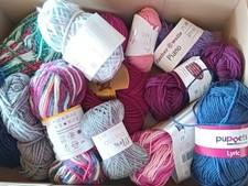 Wollreste karton 775 gebraucht kaufen  Breitbrunn