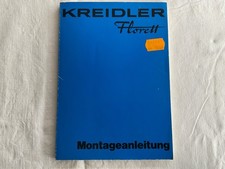 Kreidler florett montageanleit gebraucht kaufen  Schwäbisch Hall