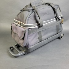 Bagagem de viagem preta VIA 2 bolas rolante boliche comprar usado  Enviando para Brazil