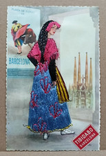 Cartolina cucita mano usato  Cuneo