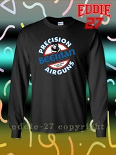 Nova Camiseta Beeman Logotipo de Precisão Masculina Manga Longa Camiseta Americana comprar usado  Enviando para Brazil