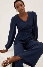 Womens blue jumpsuit for sale  UK