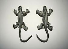 Extrator de gaveta antigo camaleão maçaneta de porta meados do século latão formato lagarto HK217 comprar usado  Enviando para Brazil