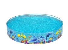 Usado, Piscina infantil redonda multicolorida Play Day 8' x 8' comprar usado  Enviando para Brazil