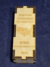Usado, ACME Bullet Company 2015 caixa de bala de madeira vazia - boa caixa comprar usado  Enviando para Brazil
