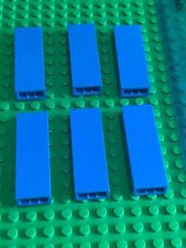 Lego 6 x tijolo sólido 1 x 2 x 5 painel de suporte para estrada/ferrovia/ponte AZUL comprar usado  Enviando para Brazil
