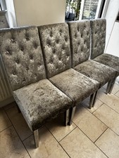 Dining chairs crushed for sale  ENFIELD