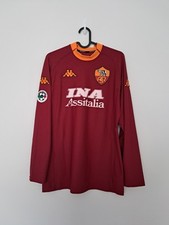 Camisa Jersey AS Roma Home L/S 2000/2001 No.10 Totti Tamanho M comprar usado  Enviando para Brazil