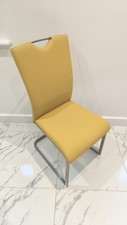 Yellow faux leather for sale  CHELTENHAM
