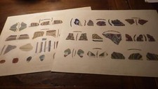 1857.fragments verres antiques d'occasion  Saint-Brieuc