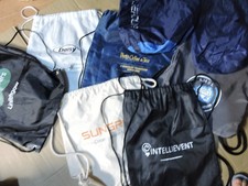 Lotes de trabalho pacote misto 8 mochila de nylon com cordão academia esportes kit PE bolsa mochila comprar usado  Enviando para Brazil