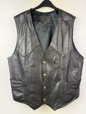 Real leather waistcoat for sale  BROMLEY