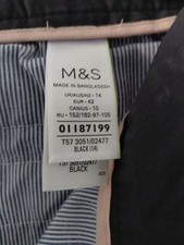 Black ladies shorts for sale  WAKEFIELD