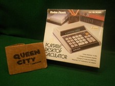 Calculadora eletrônica antiga Radio Shack 65-660 com caixa, para peças/projeto comprar usado  Enviando para Brazil