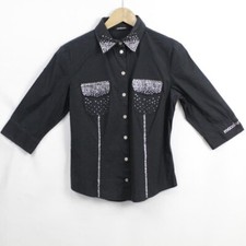 Camicia roccobarocco nera usato  Marano di Napoli