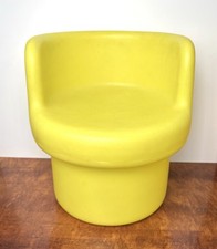 Cadeira Vintage Little Tikes Toddler Barril Amarelo Plástico Resistente Tamanho Infantil comprar usado  Enviando para Brazil