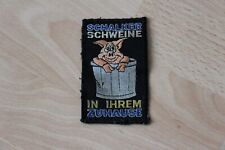 Aufnäher patch anti gebraucht kaufen  Weinheim