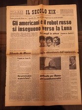 Pagine giornale sbarco usato  Vinci