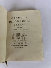Cornelia gracchi venezia usato  Mel