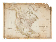 Mapa de América del Norte 1819 (muy raro) Joseph Dirwald (Viena, Tranquillo Mollo) segunda mano  Embacar hacia Mexico