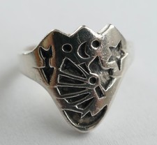 Ring geschwärztes dekor gebraucht kaufen  Maintal