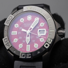Usado, Victorinox Swiss Army Dive Master 500M relógio 241427 safira 45mm mostrador vermelho comprar usado  Enviando para Brazil