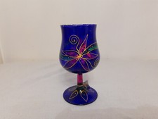 Blue wine glass for sale  BRIDGEND