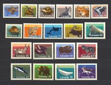Canada 1988-1993 #1155 Etc, conjunto completo de 19 Vida Selvagem Animais, nunca usado, sem marca de charneira comprar usado  Enviando para Brazil