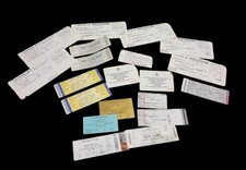 Lot ticket stubs for sale  New Park