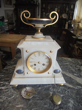 Pendule albatre bronze d'occasion  Bayeux