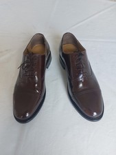 Men patent brown for sale  WOLVERHAMPTON