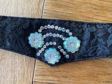 Stunning elasticated black for sale  BRISTOL