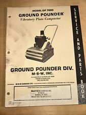 Ground pounder 7000 for sale  Fitzwilliam
