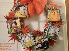 Halloween motif wreath for sale  LEICESTER