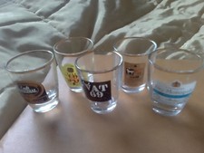 Vintage shot glasses for sale  BIGGLESWADE