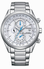 Cronógrafo Citizen AT8260-85A Eco-Drive controlado por rádio SS World Time 43mm comprar usado  Enviando para Brazil