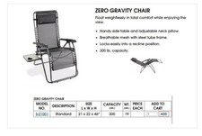 Zero gravity chair for sale  Stamford