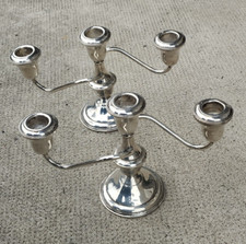 Paire chandelier argent d'occasion  Annemasse