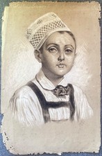 Dessin ancien portrait d'occasion  Puy-l'Évêque