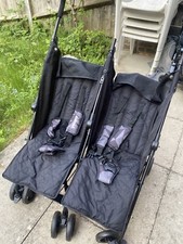 Double buggy black for sale  LONDON