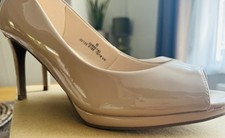 Nude patent leather for sale  PRESTON