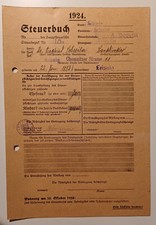 Steuerbuch 1924 leisnig gebraucht kaufen  Leisnig