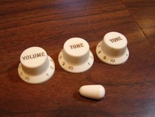 Conjunto de botões Fender Stratocaster vintage pré-CBS NOS? Final dos anos 50 início dos anos 60 comprar usado  Enviando para Brazil