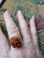 Amber vintage cluster for sale  LONDON