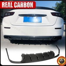 Spoiler difusor labial traseiro REAL CARBON para Maserati Ghibli Sedan 2014-17 comprar usado  Enviando para Brazil