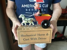 Usado, UAU!!!  Marx Popeye cavalo e carrinho de corda com caixa década de 1930 ESPETACULAR!!!! comprar usado  Enviando para Brazil