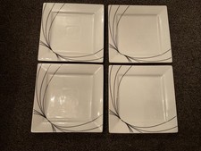 25cm white black for sale  WHITLEY BAY
