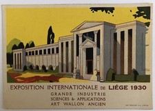 Cartolina pubblicitaria liegi usato  Roma