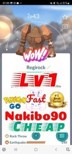 Pokémon Go - Shiny Regirock Lv1 - Trade - P’TC - Leia a descrição, usado comprar usado  Enviando para Brazil