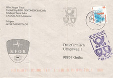 807138) Bund Bundeswehr Feldpostblg. Feldlager Suva Reka Kosovo Prizten 1999 comprar usado  Enviando para Brazil